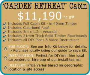 Cabinlife Garden Retreat Timber Cabin