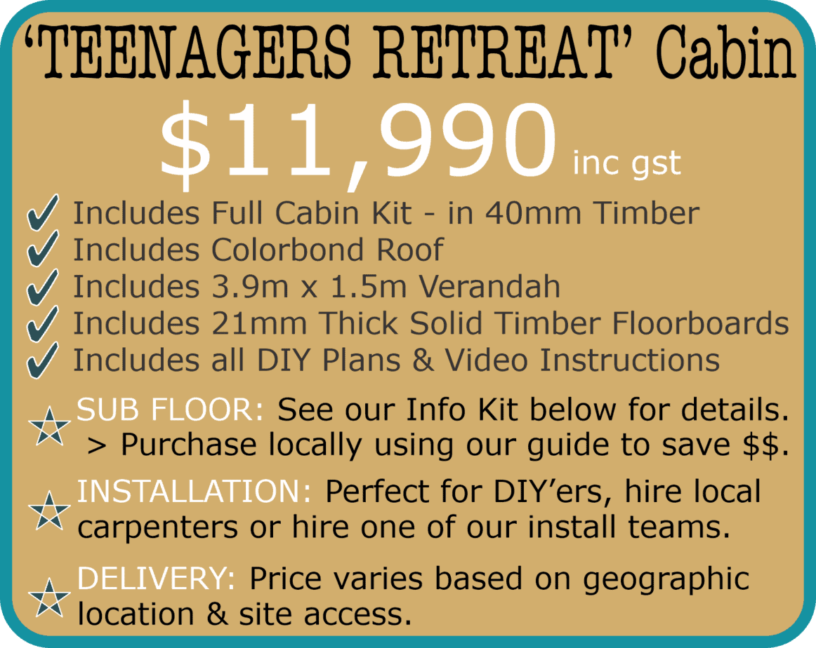 Cabinlife Teenage Retreat Cabin Price March 22